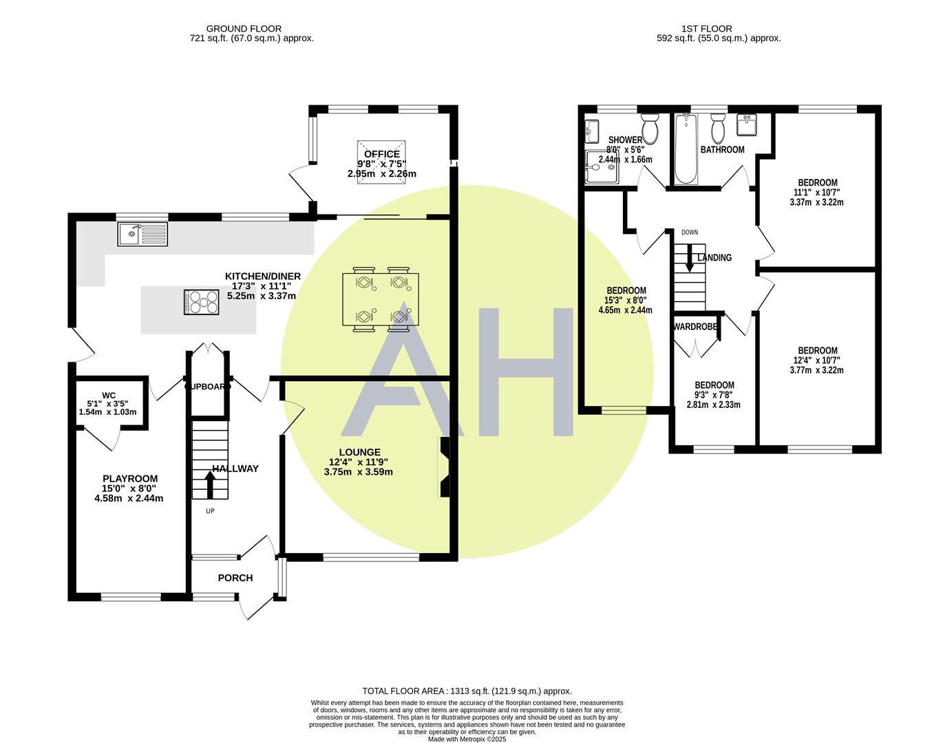 42, St. Martins Road, Sale floorplan