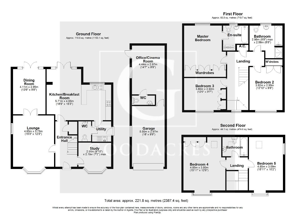 5 Bedrooms Detached house for sale in Brambling Gardens, Kempston, Bedford MK42