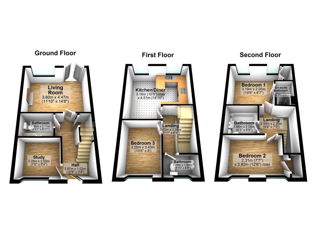 Shrub Road, Peterborough floorplan