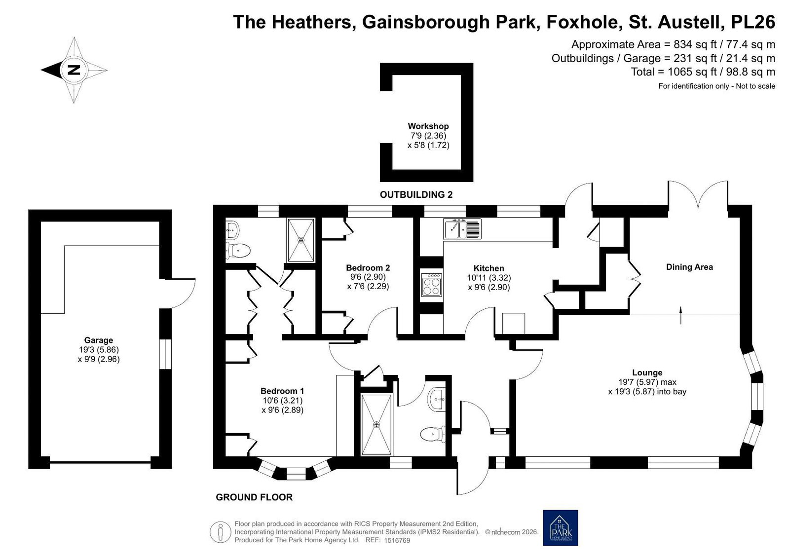 10 The Heathers, Gainsborough Park, St. Austell floorplan