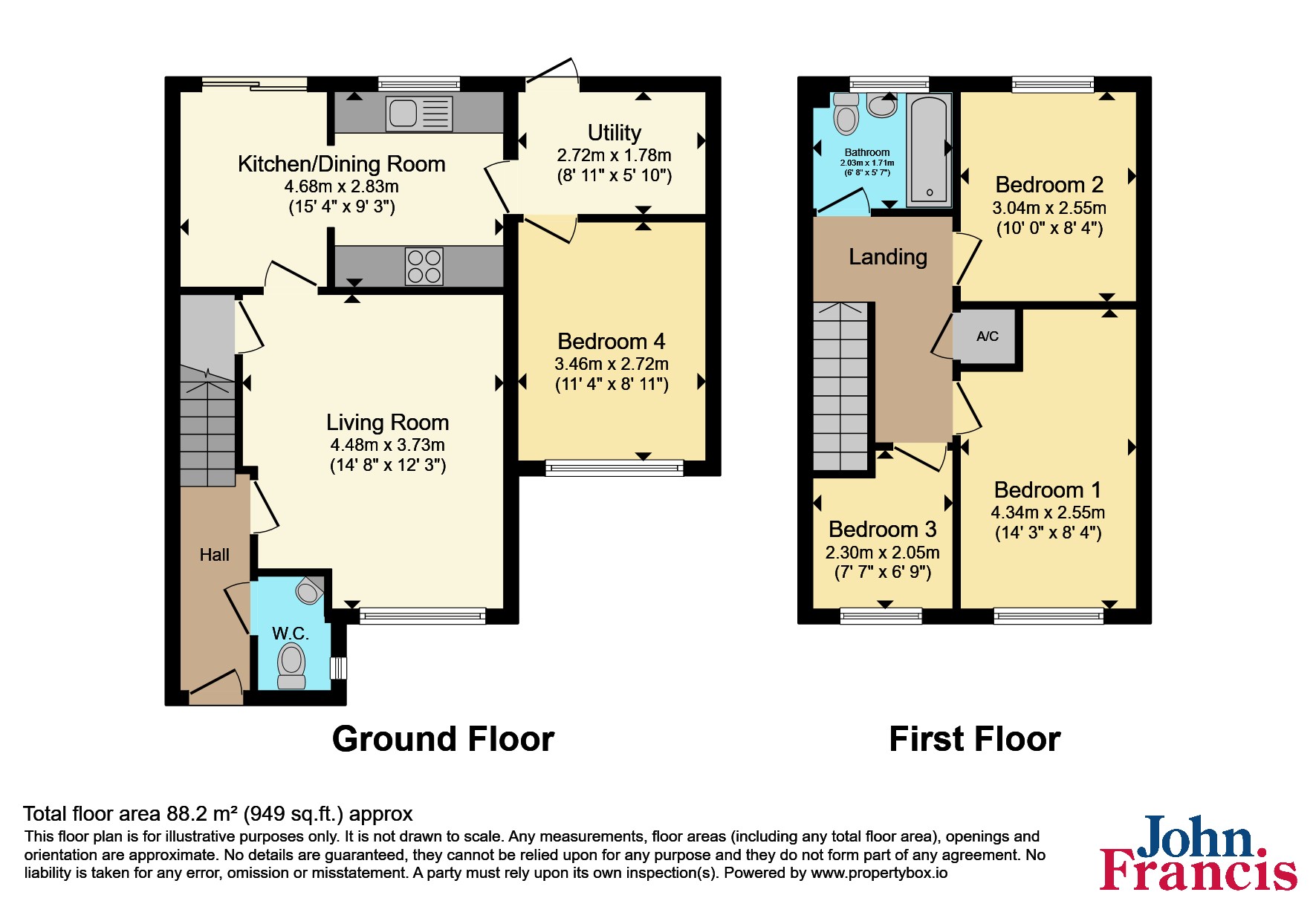 Erw Al,, Bryn Deri Close, Newcastle Emlyn floorplan