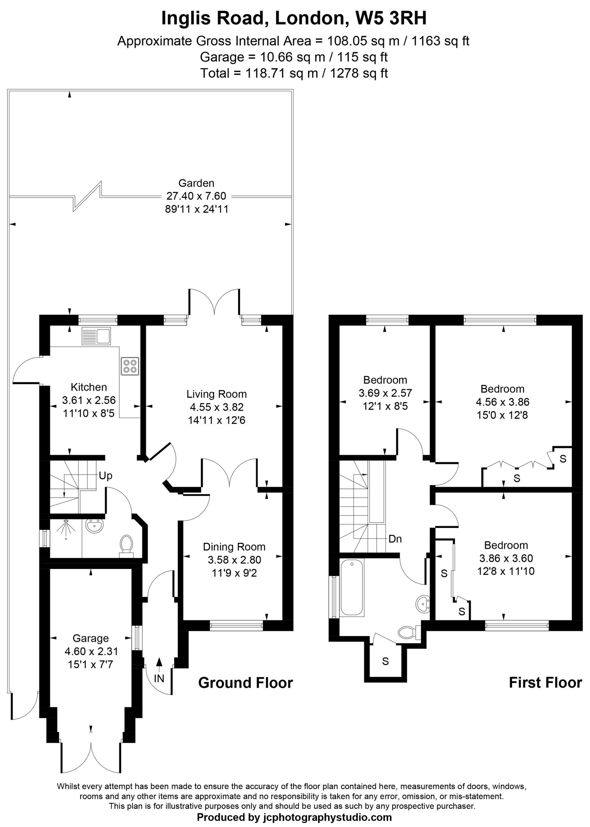 Inglis Road, London floorplan