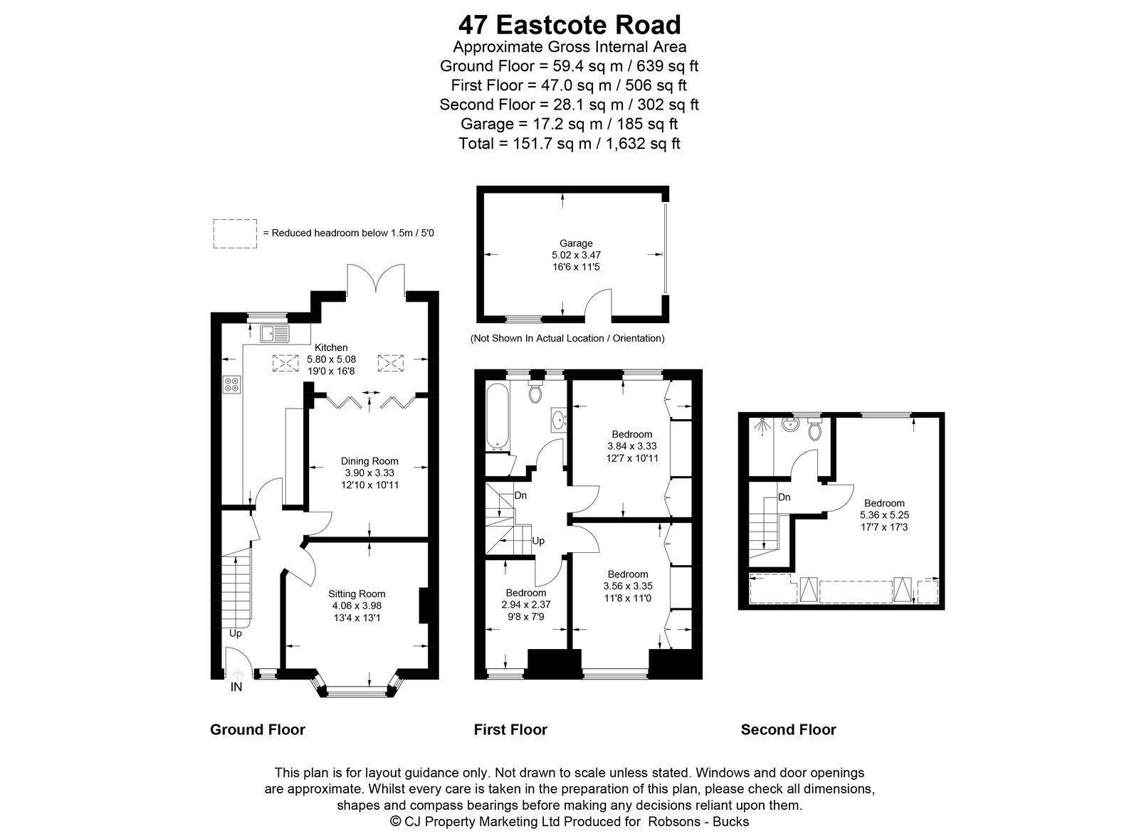 47, Eastcote Road, Pinner floorplan