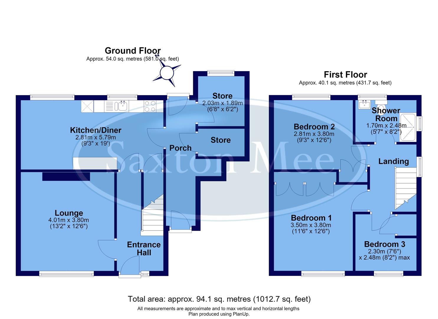 67, Bevan Way, Sheffield floorplan