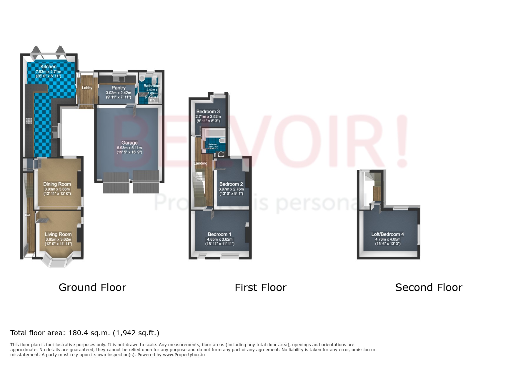 18, Grange Road, Long Eaton floorplan