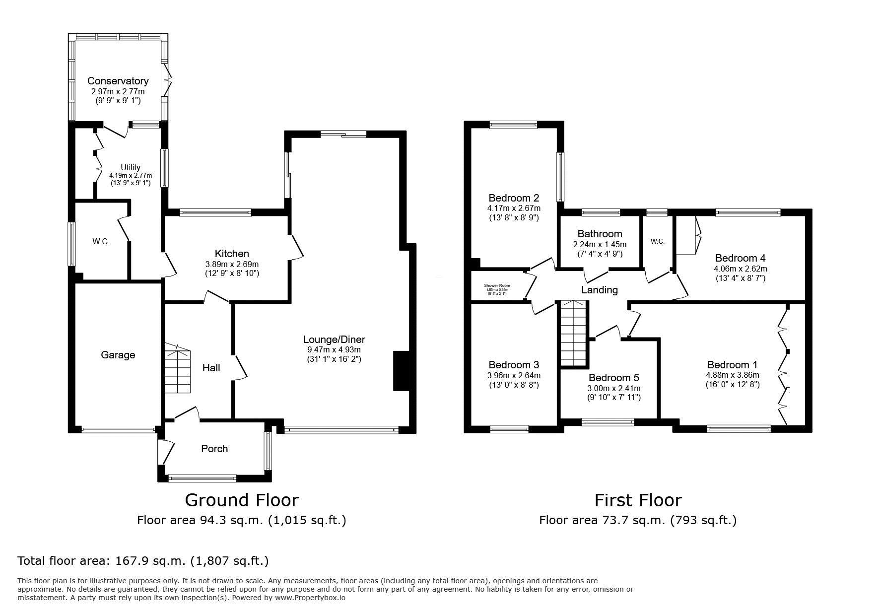 25, Priors Walk, Morpeth floorplan