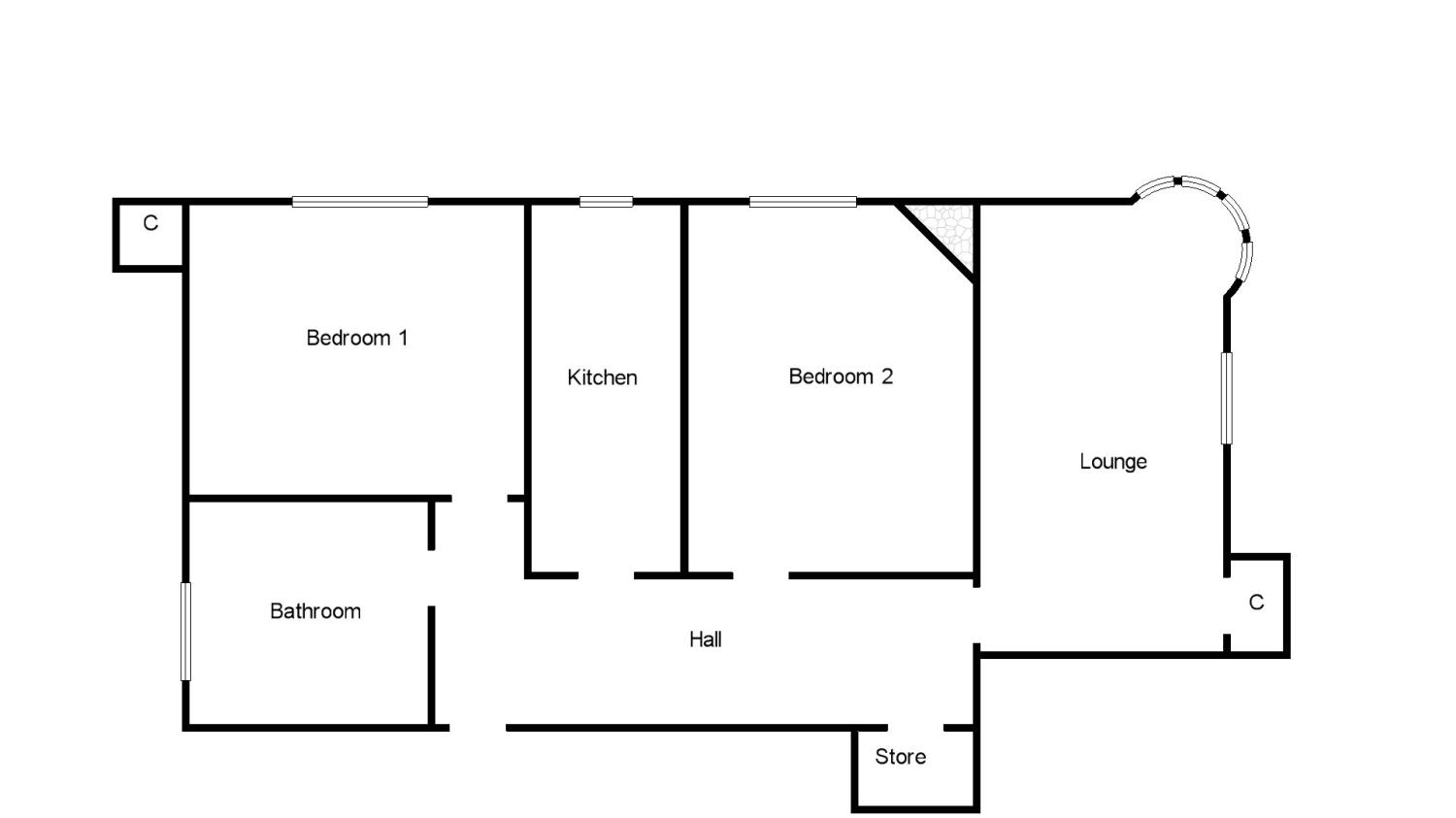 2 Bedrooms Flat for sale in Union Road, Camelon, Falkirk, Stirlingshire FK1