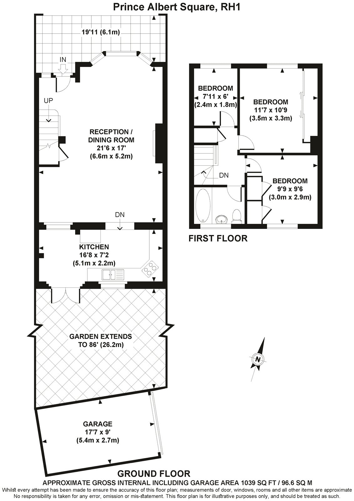 54, Prince Albert Square, Surrey floorplan