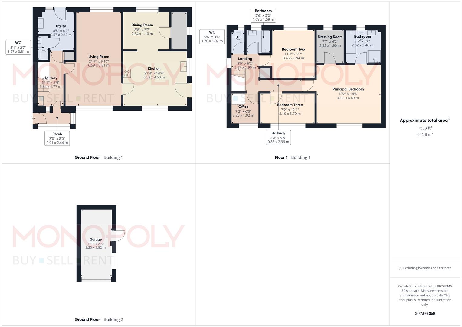 7, Greenway, Farndon floorplan