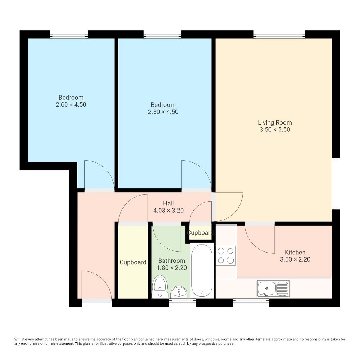 8d, Manse Court, Glasgow floorplan