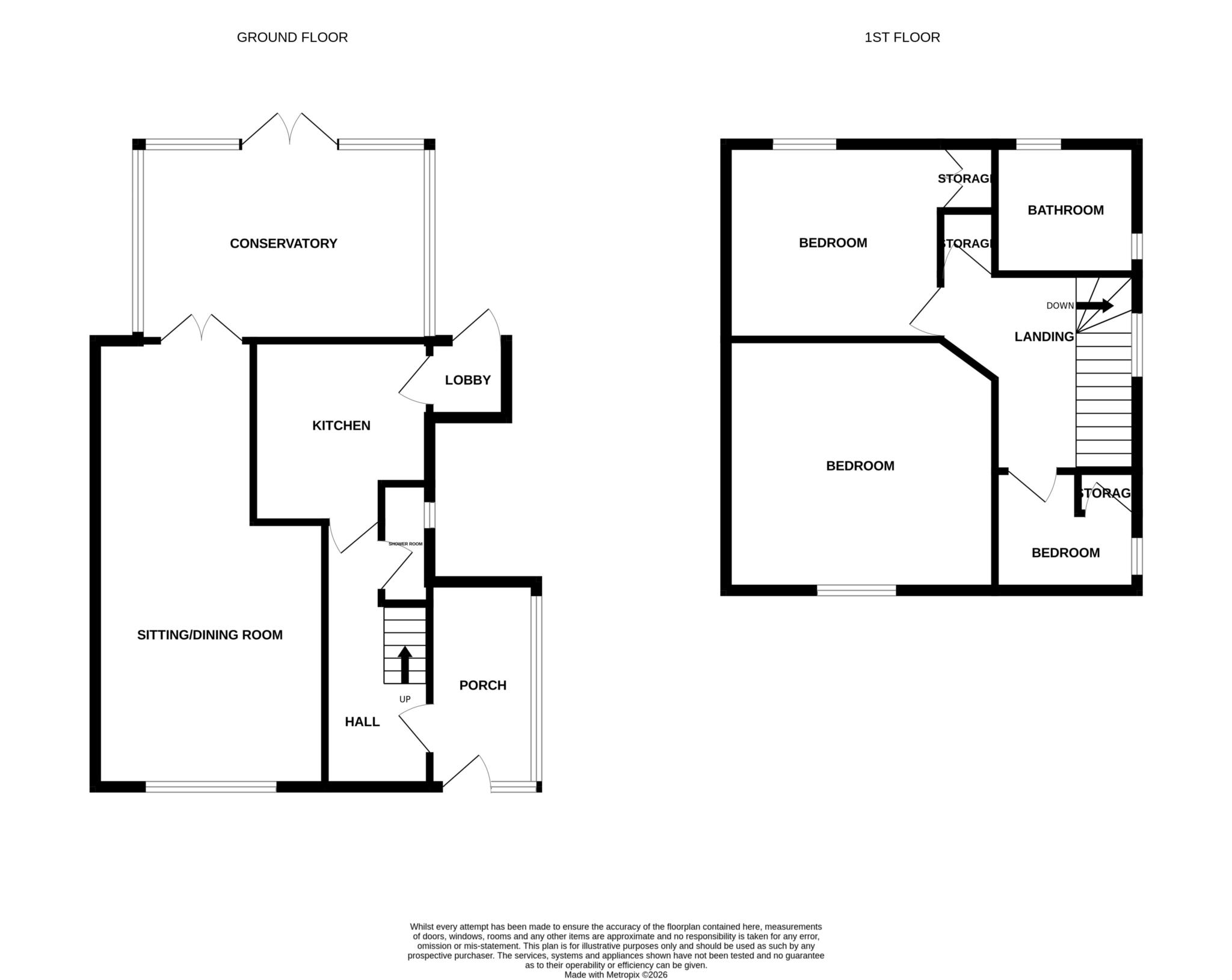 4, Downsview Close, Eastbourne floorplan