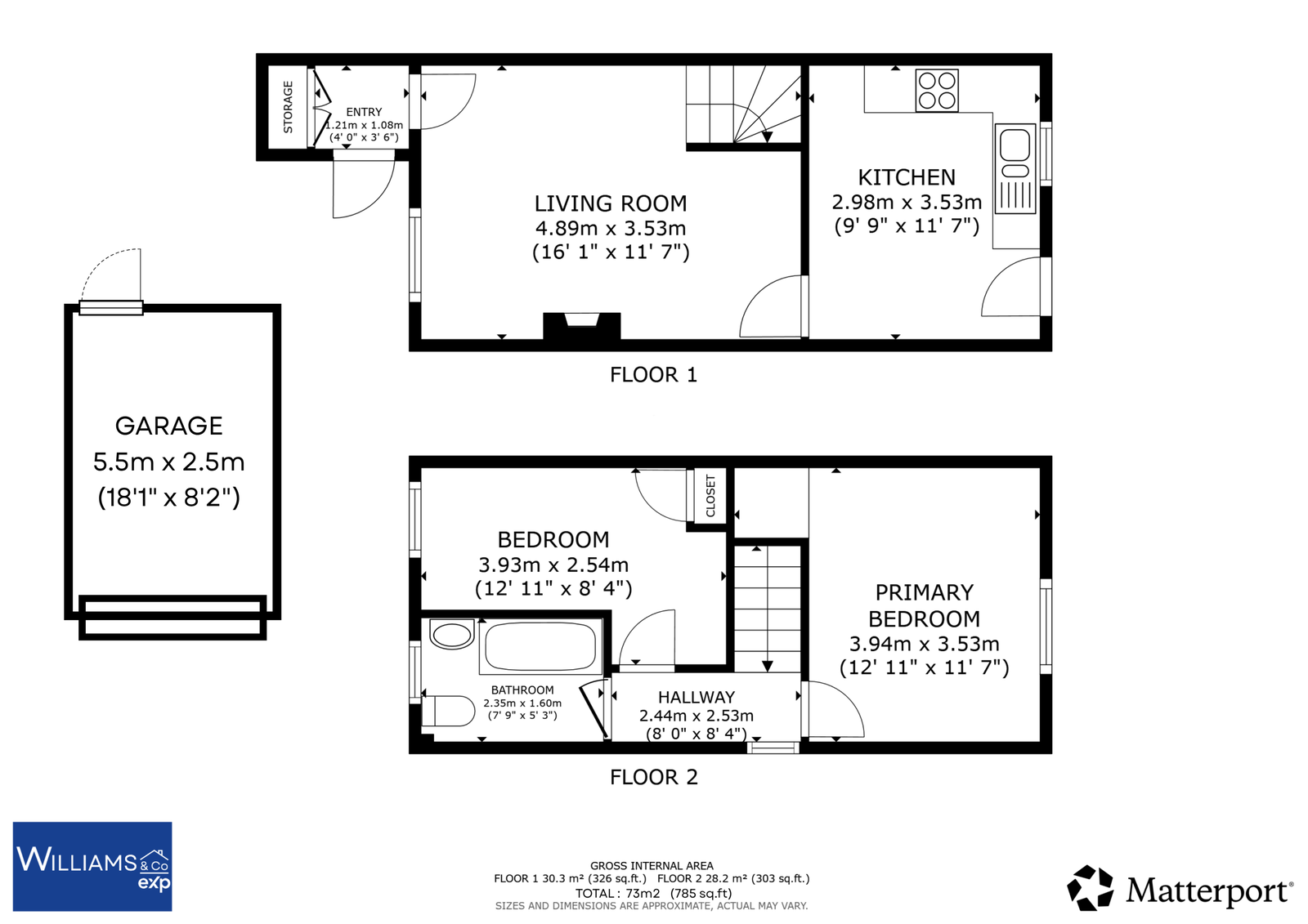 12, Edge Close, Sheffield floorplan