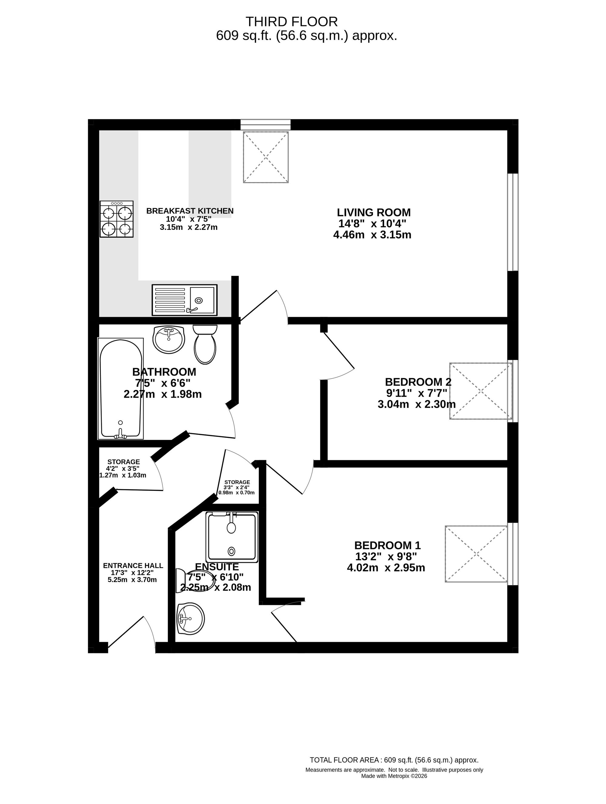 Apt 35 York Court, 31 Burnage Lane, Burnage, Manchester floorplan