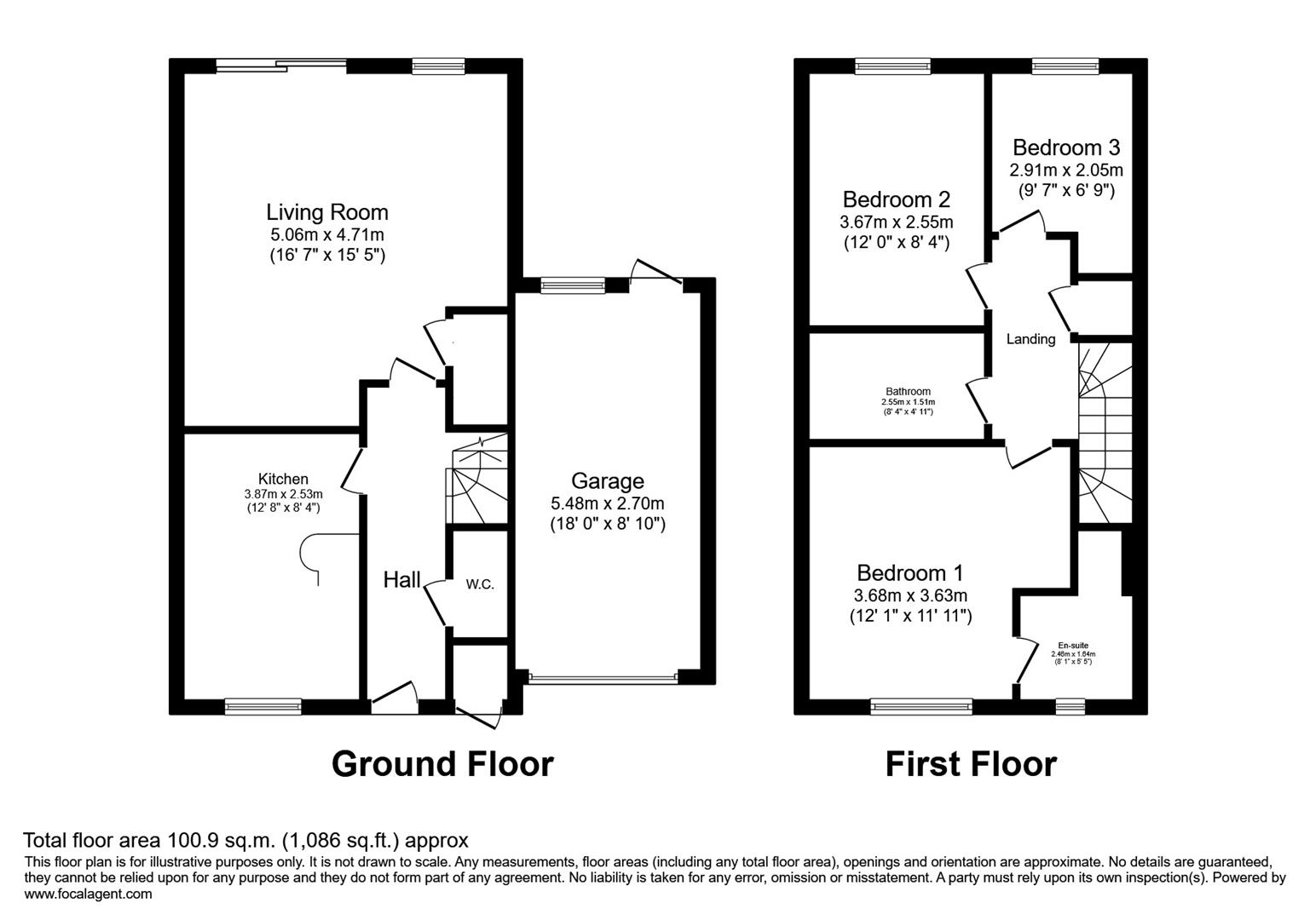 22, Grafton Way, West Molesey floorplan
