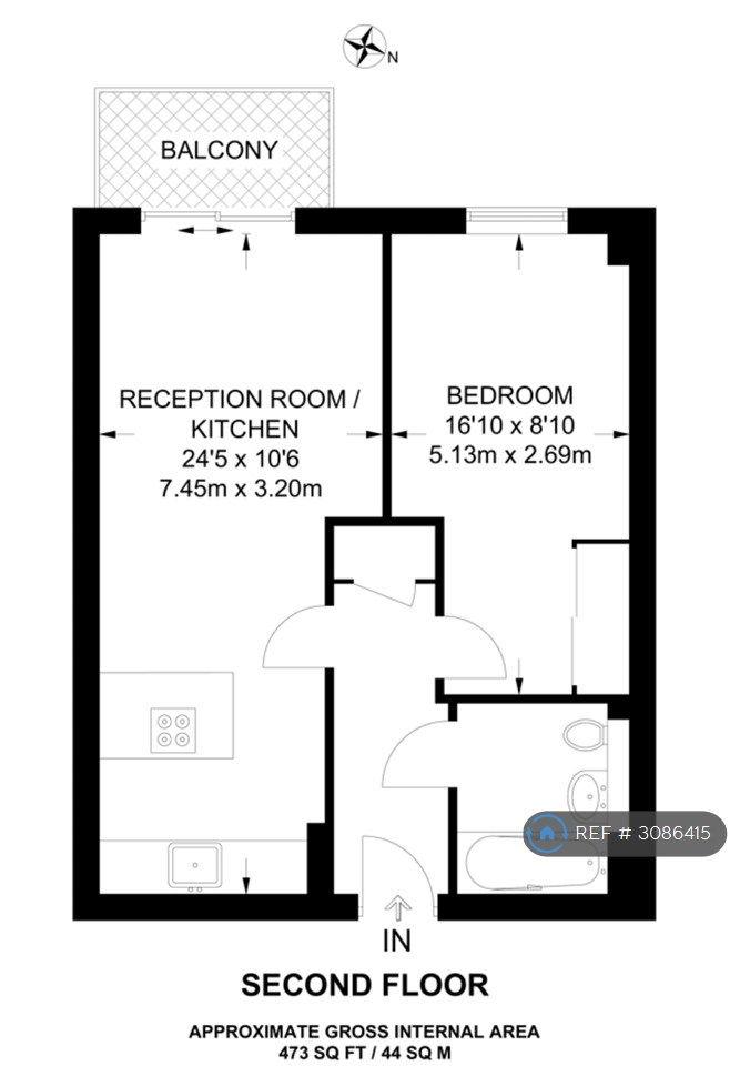 Douglas Path, London floorplan