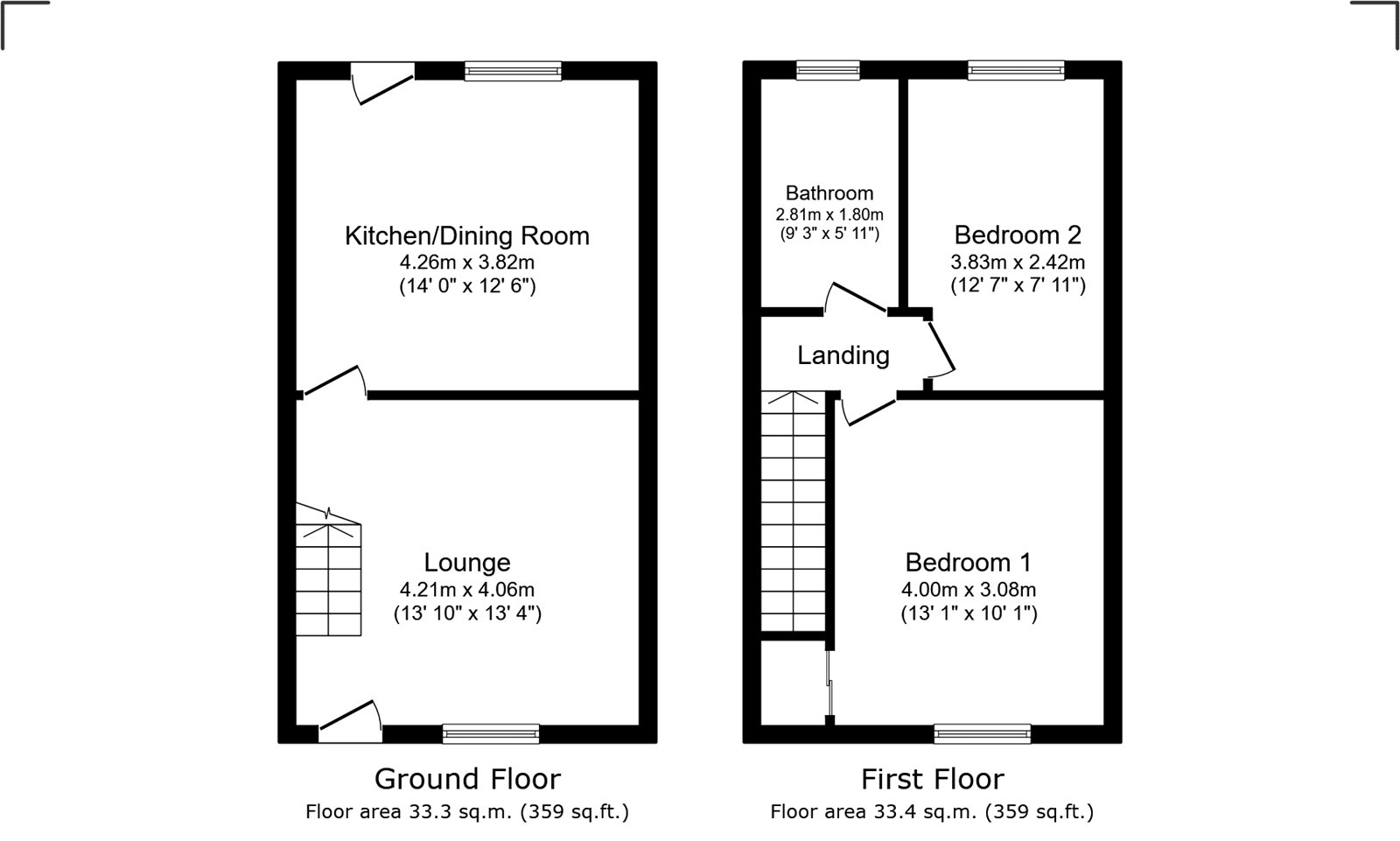 26, King Street, Derbyshire floorplan