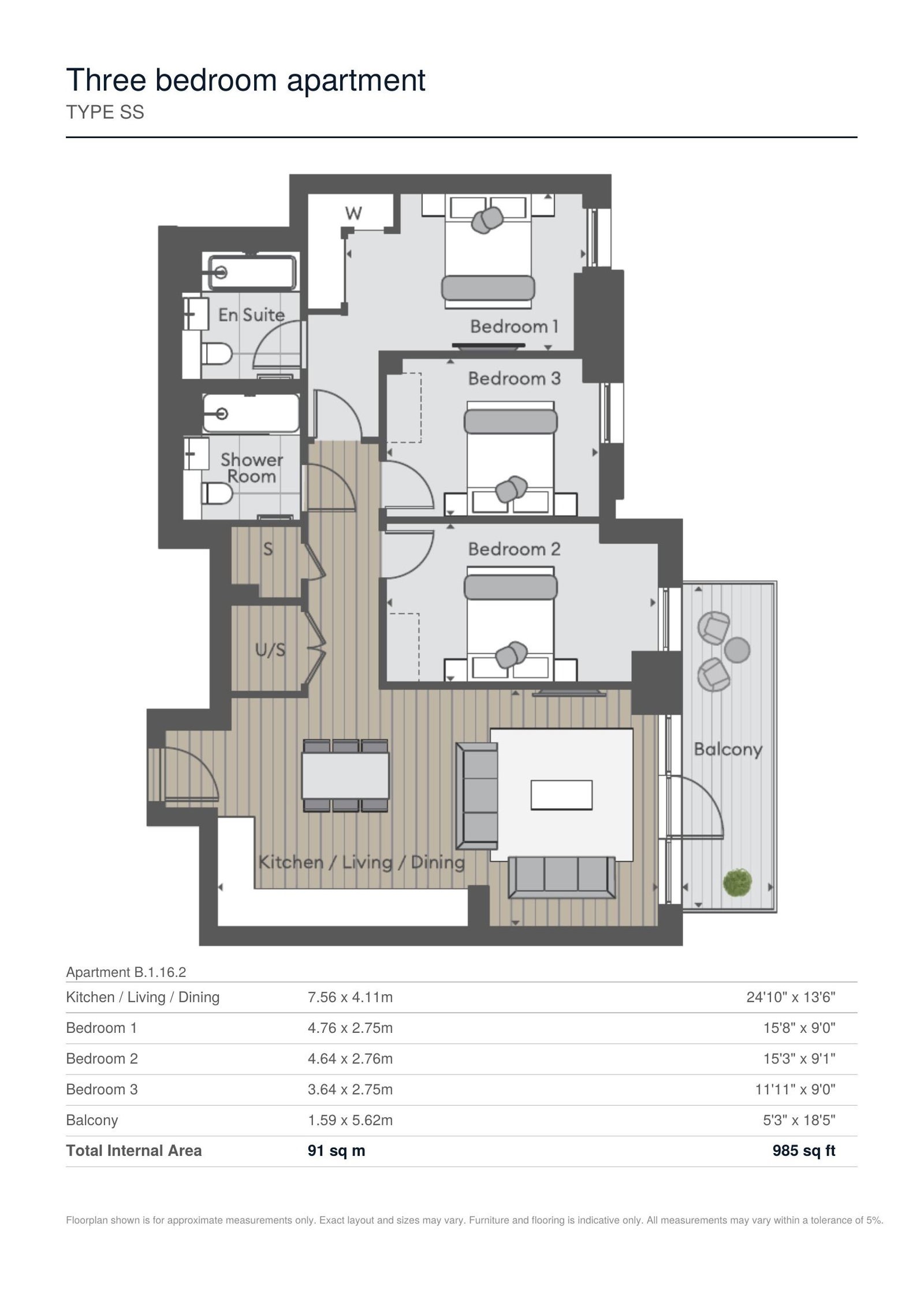 B1.16.2(2),The Pinnacle, London floorplan