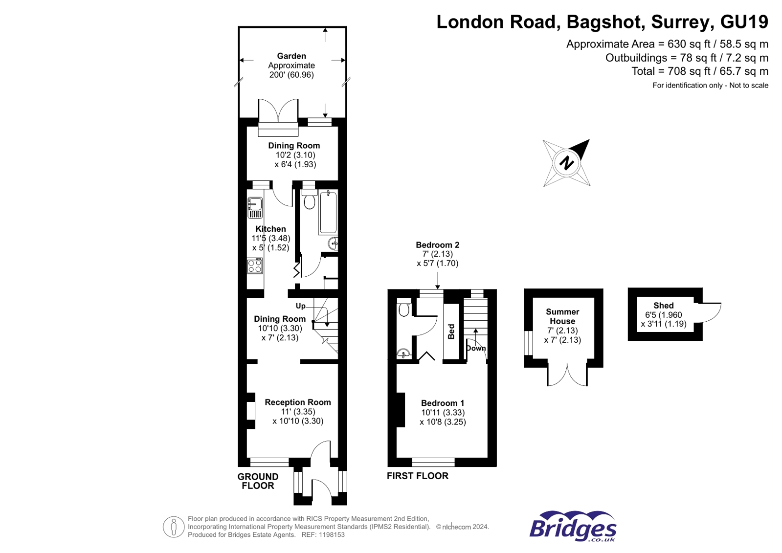 155, London Road, Surrey floorplan