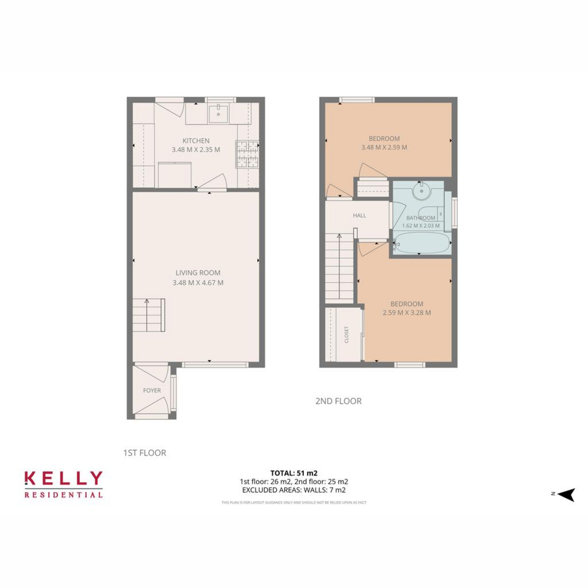 49, Harris Close, Glasgow floorplan