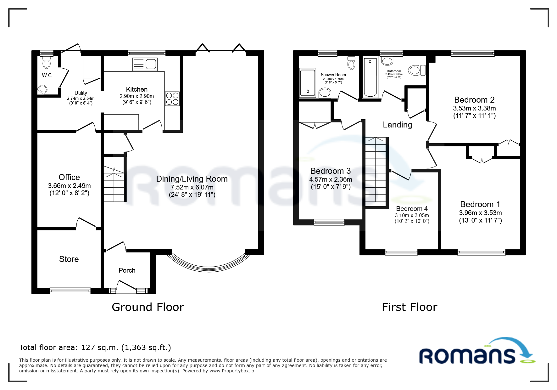 48, Welford Road, Reading floorplan