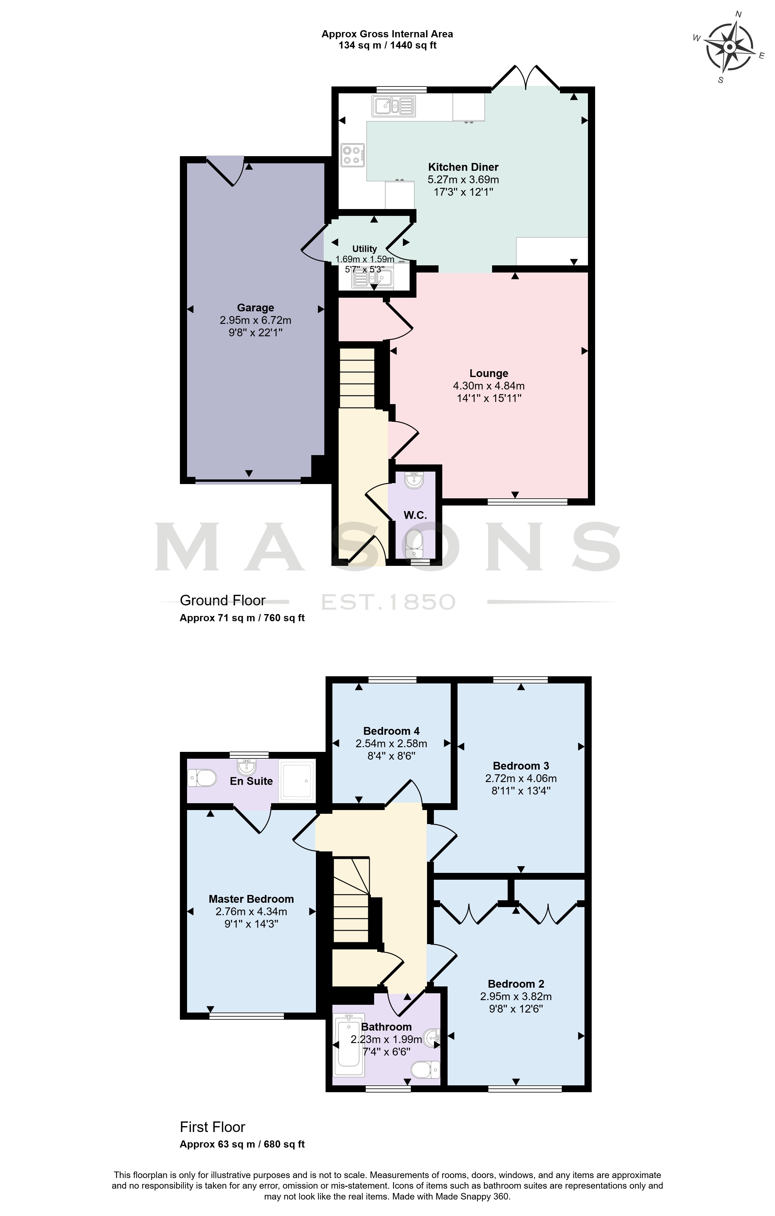 42, Amelia Wood Way, Louth floorplan