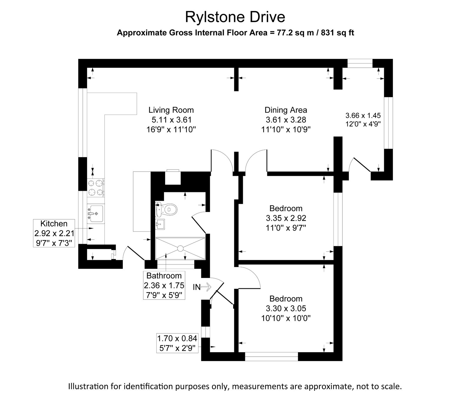 2, Rylstone Drive, Barnoldswick floorplan