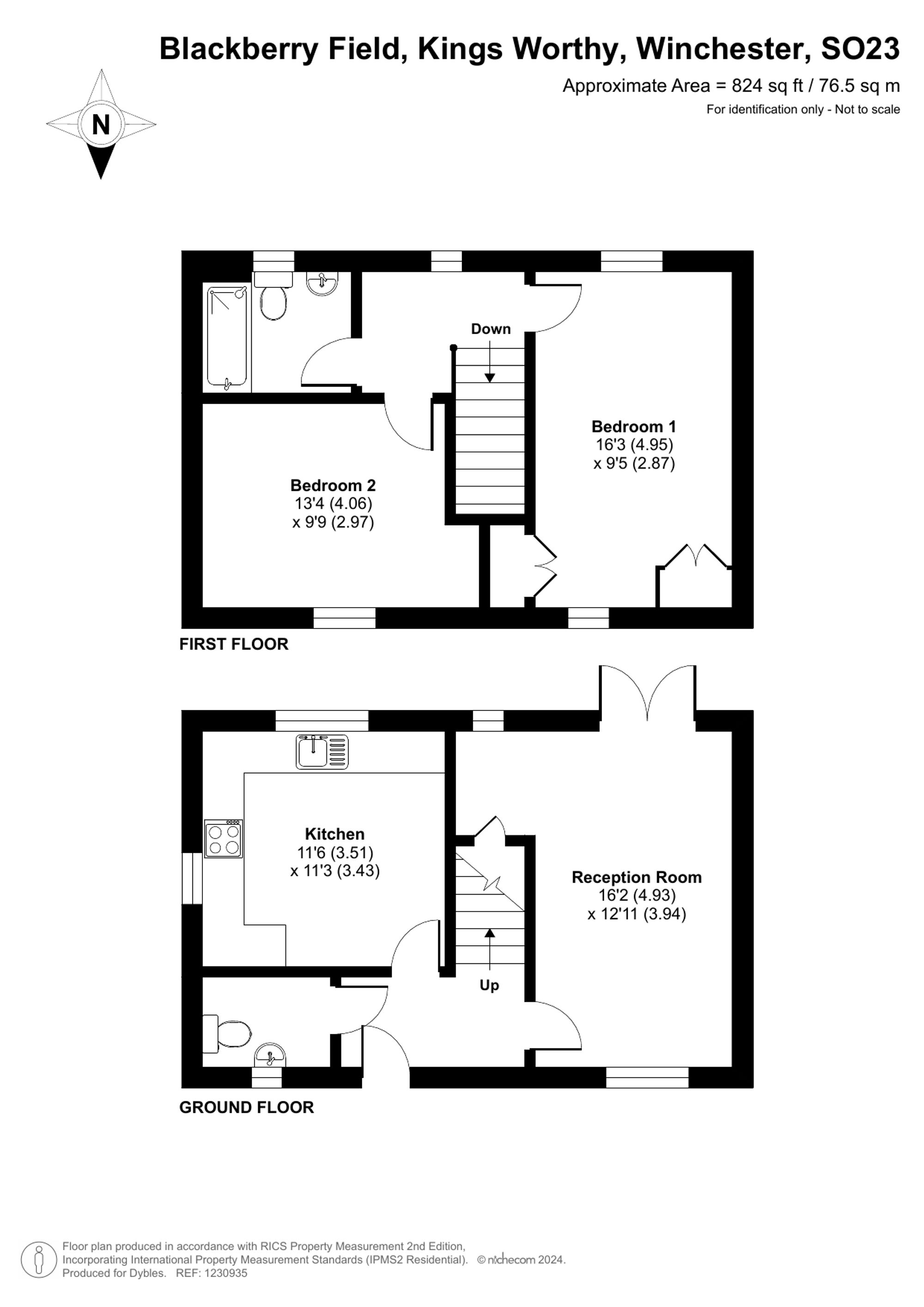15 Blackberry Field, Winchester floorplan