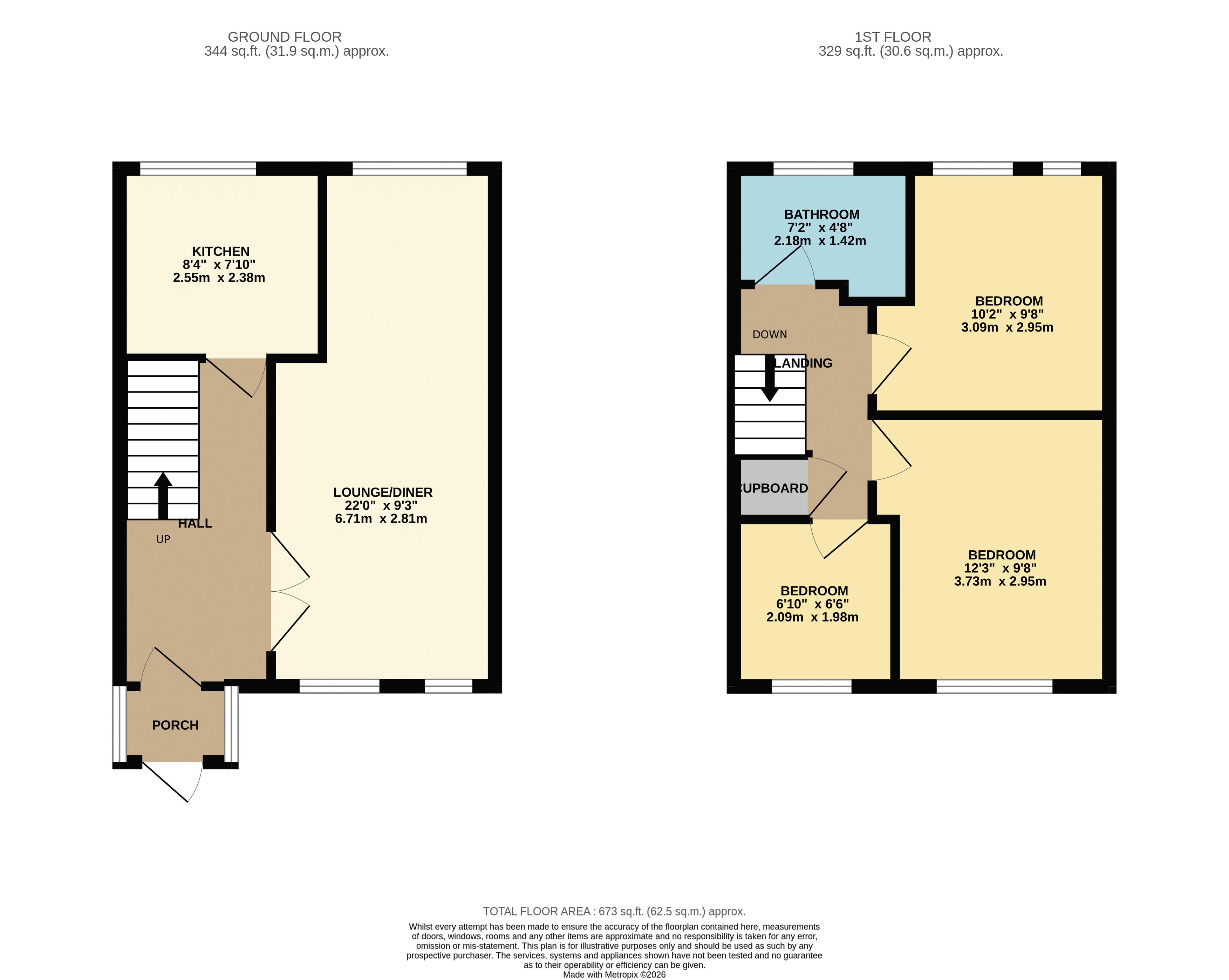 32, Barnard Acres, Nazeing floorplan