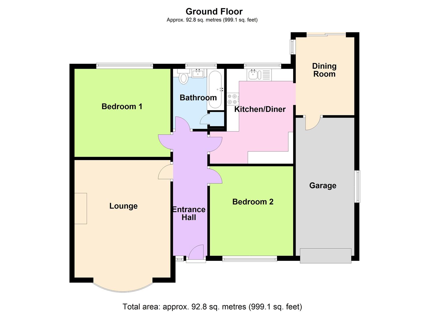 2 bed detached bungalow for sale in Muir Avenue, Tollerton, Nottingham