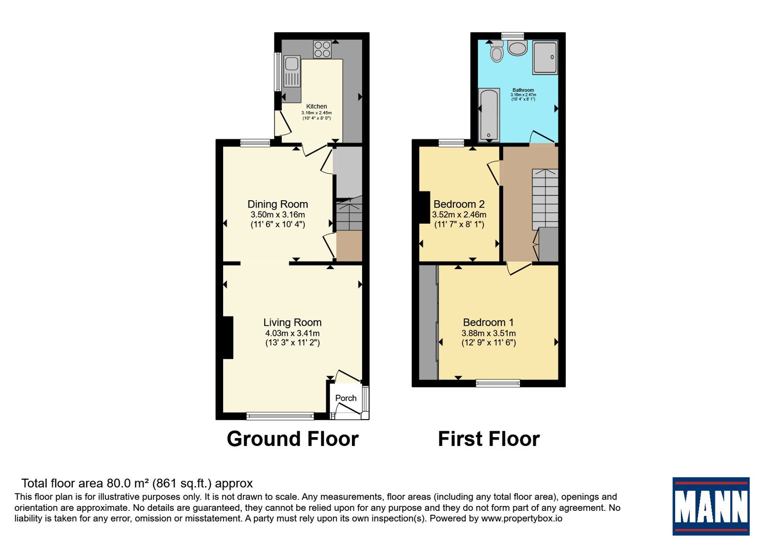 156, Shakespeare Road, Kent floorplan