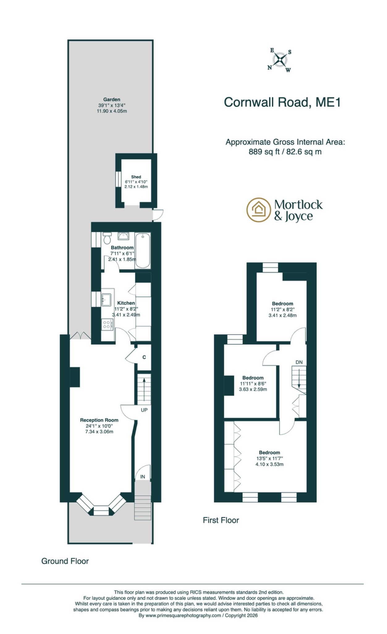 2 Cornwall Road, Rochester, Kent floorplan