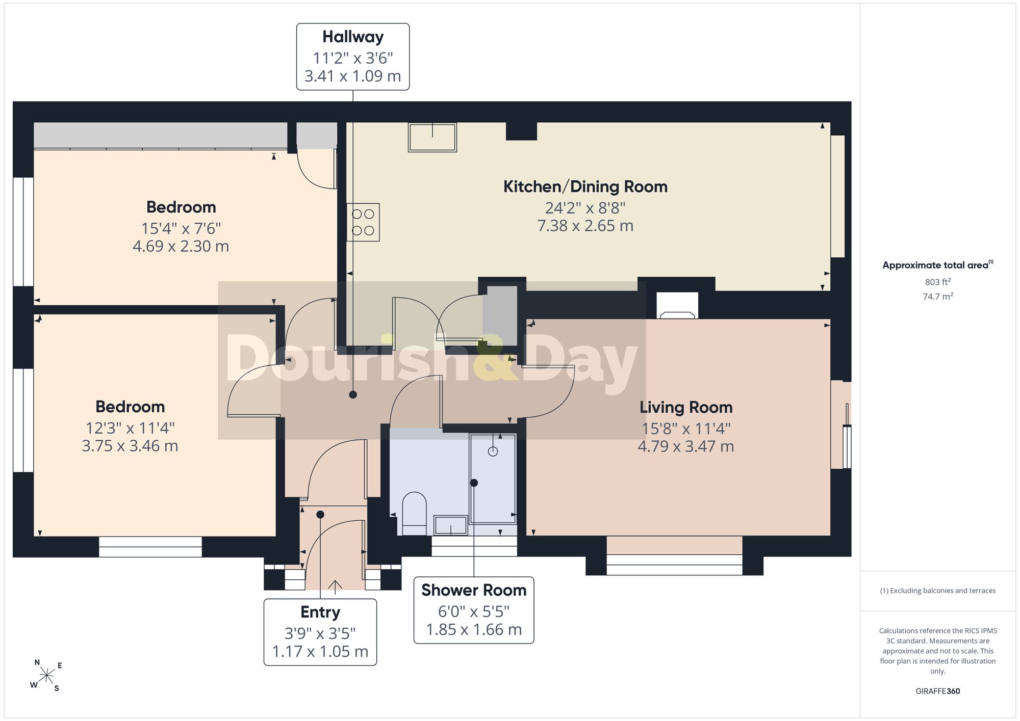 1 Braunton Avenue, Stafford floorplan
