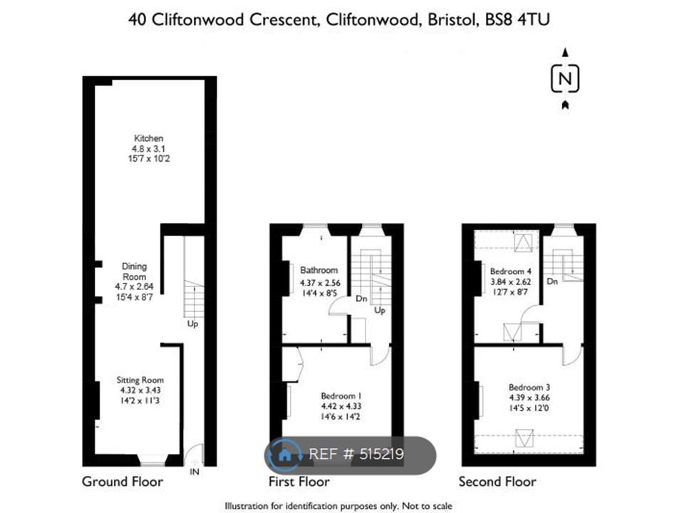 3 Bedrooms Terraced house to rent in Clifton Wood Crescent, Bristol BS8