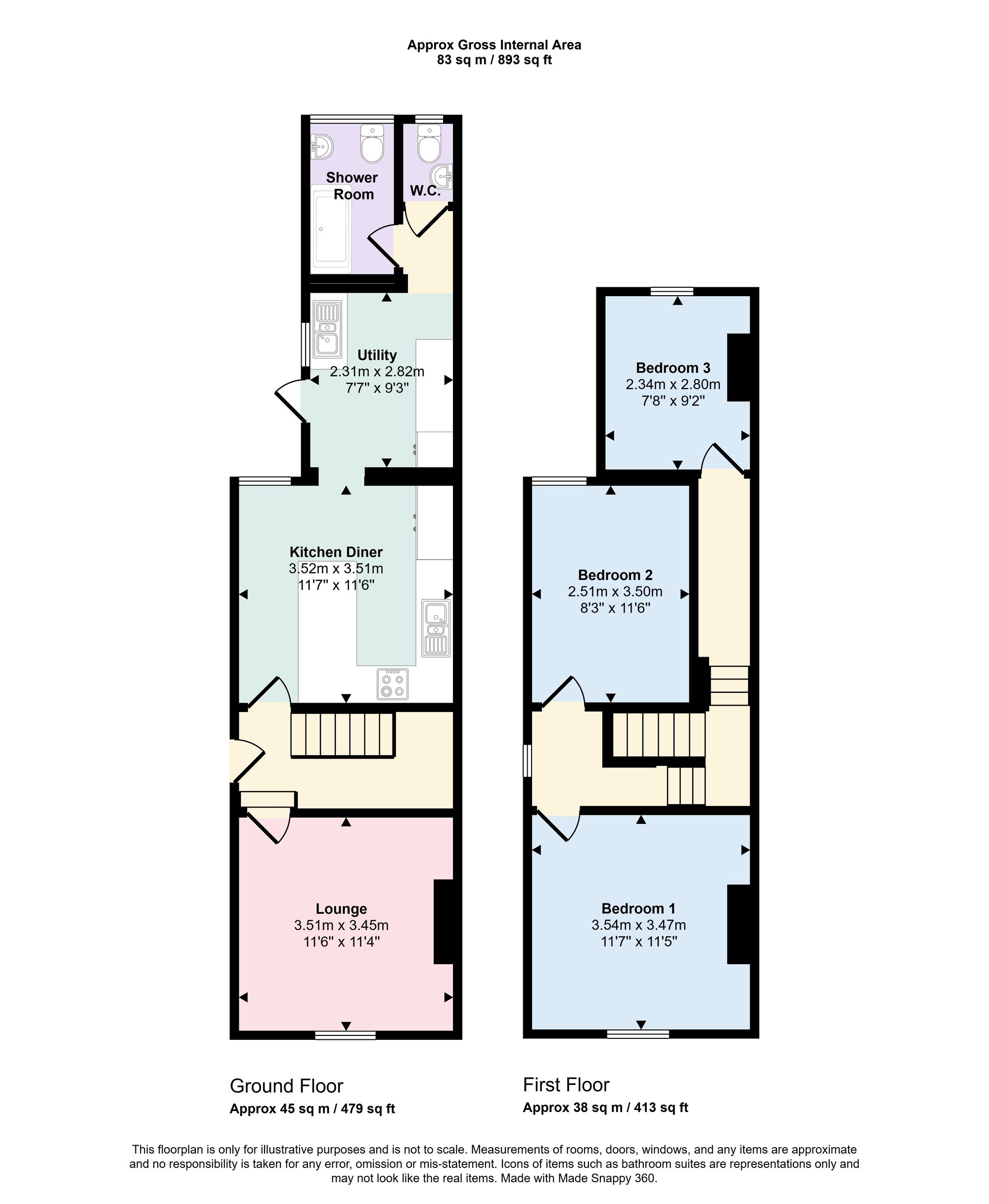 2 Royston Cottage Portsmouth Road, Southampton floorplan