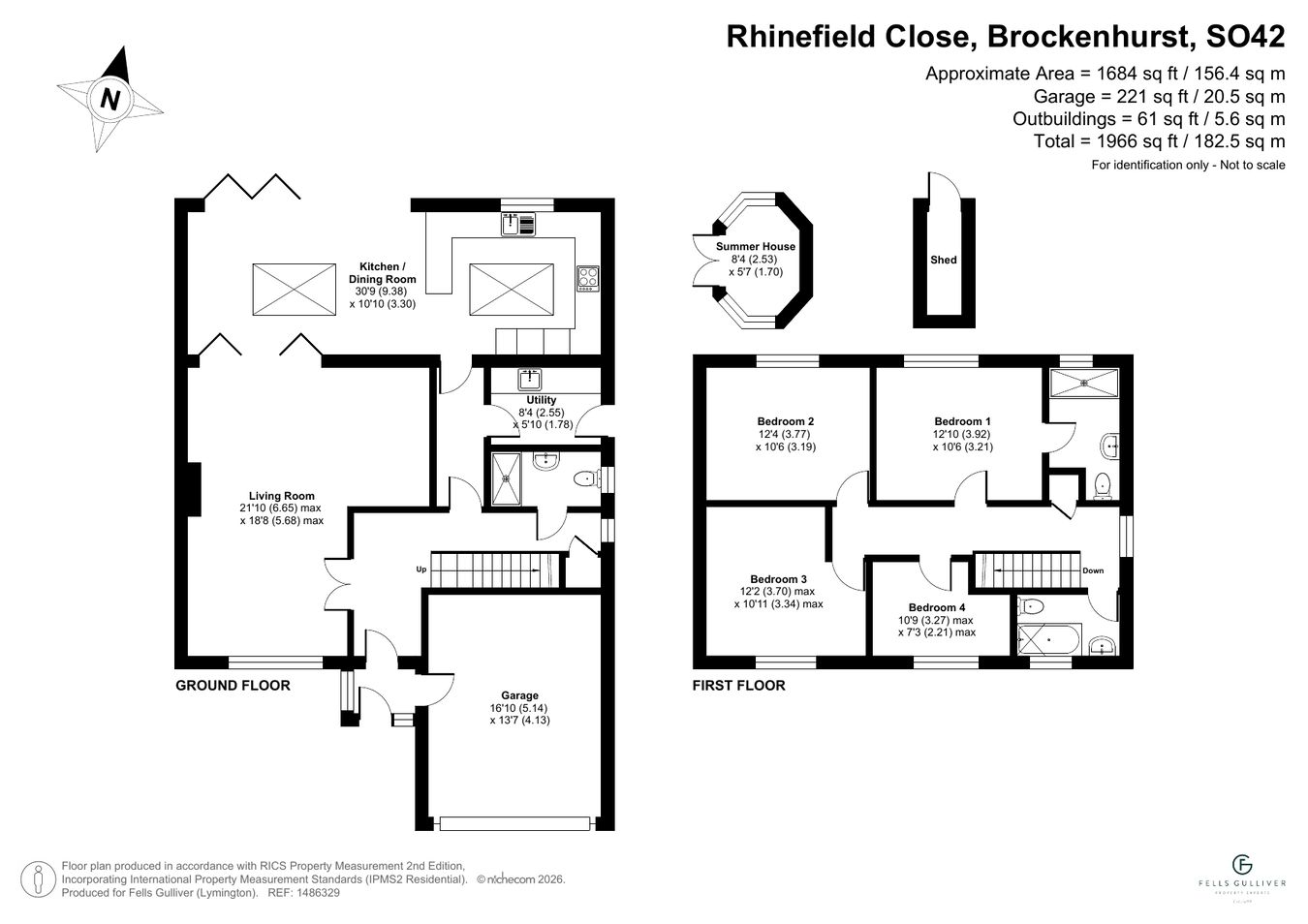 21, Rhinefield Close, Brockenhurst floorplan