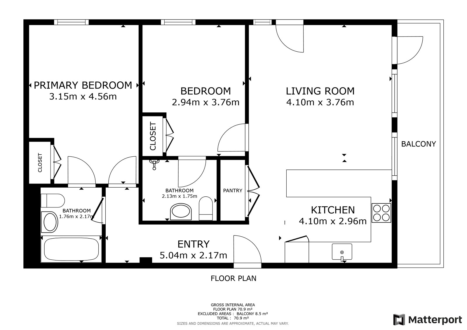 319, Local Crescent, Manchester floorplan