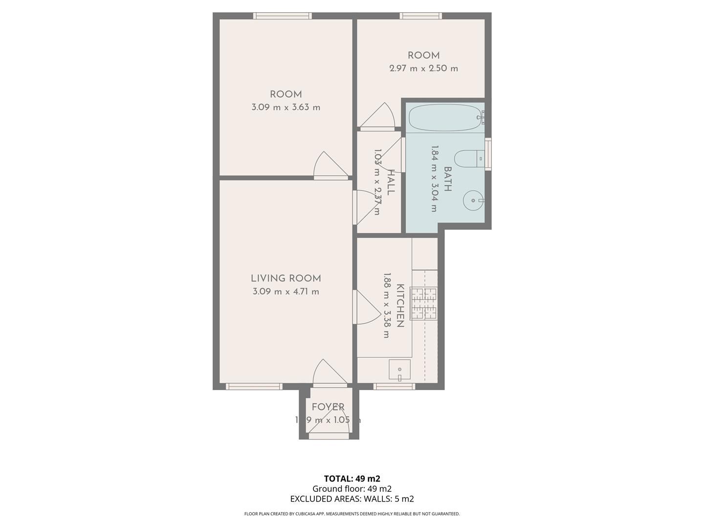 3, Hallford Court, Spodden Fold, Rochdale floorplan