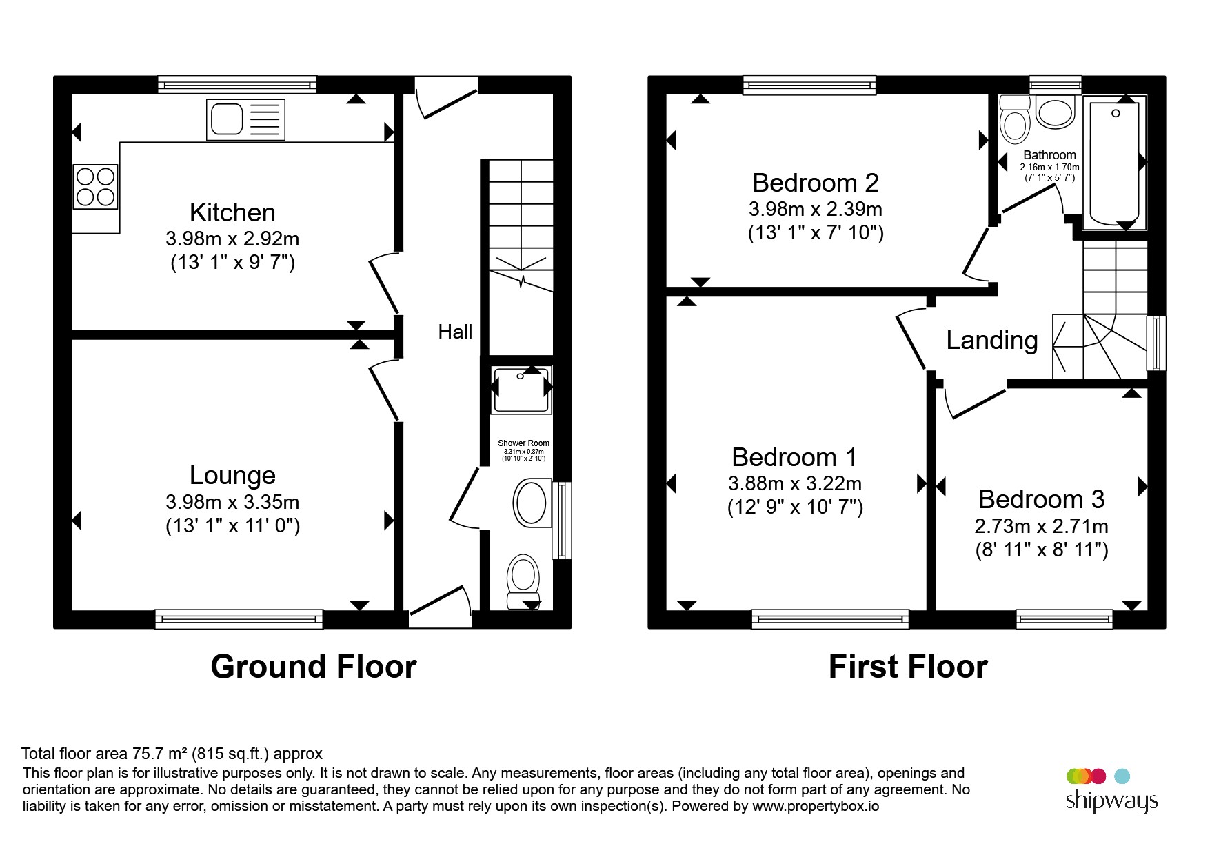 36, Central Avenue, Stourbridge floorplan