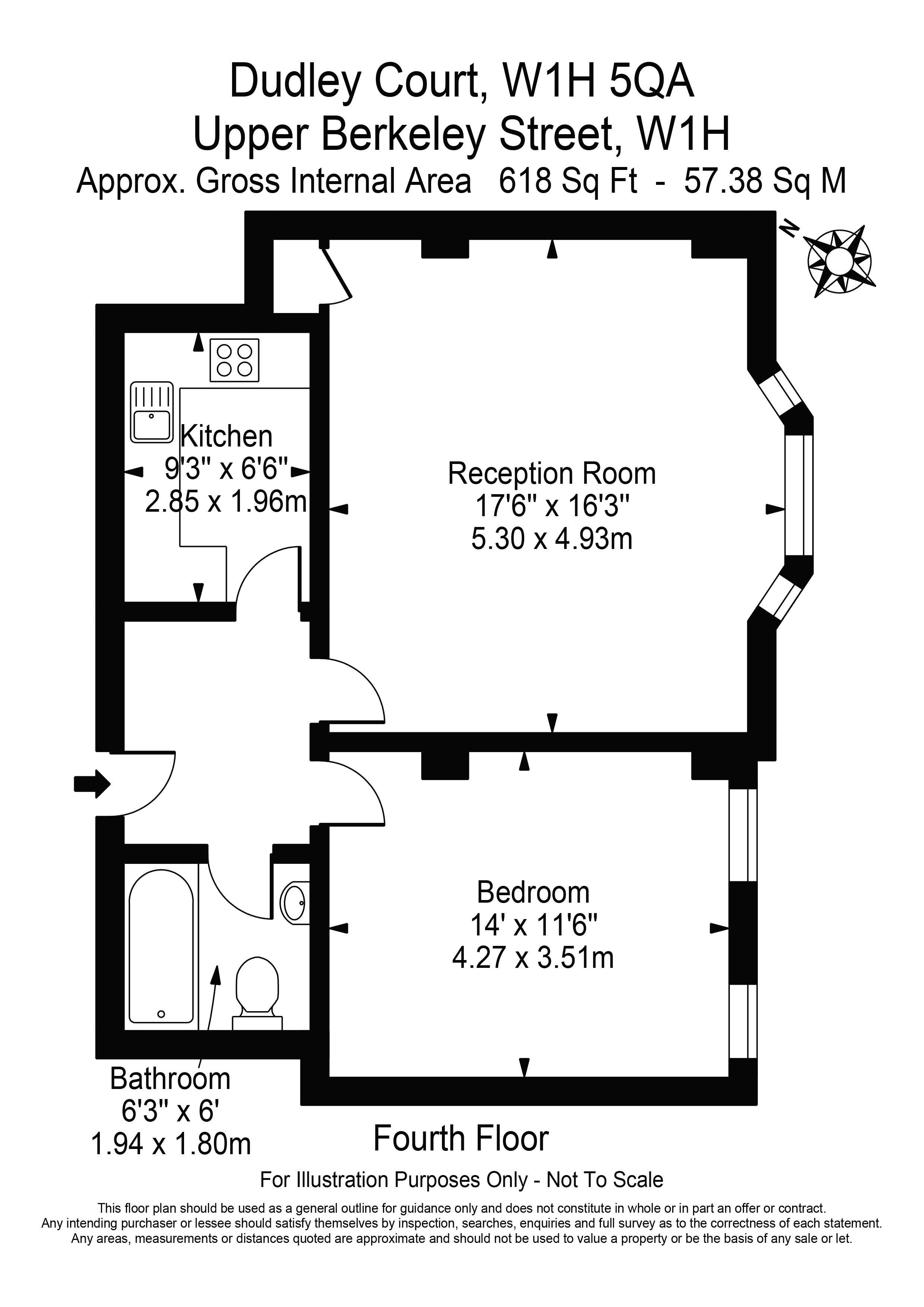 Upper Berkeley Street, London floorplan