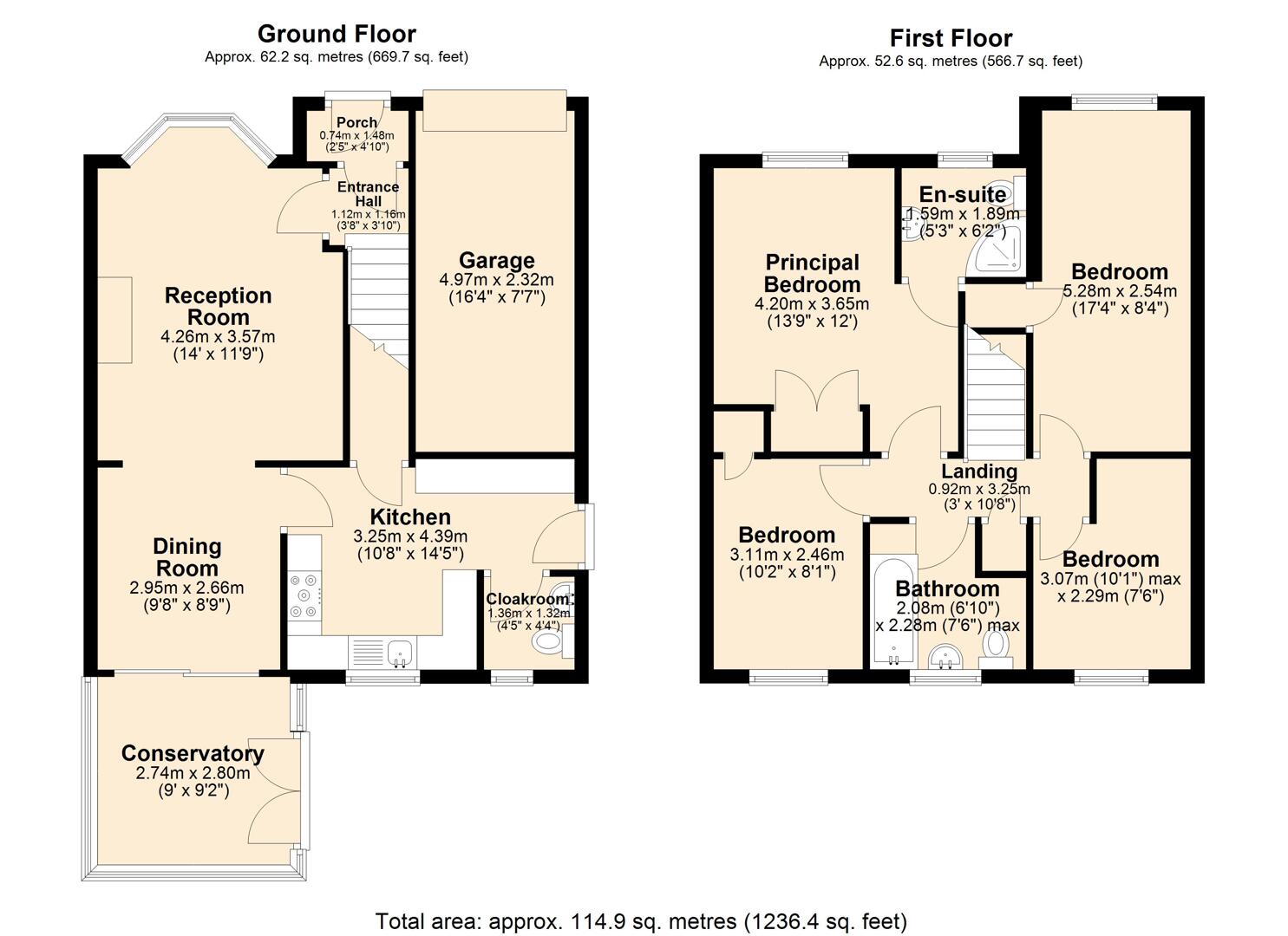 1, Bowler Road, Darley Dale floorplan