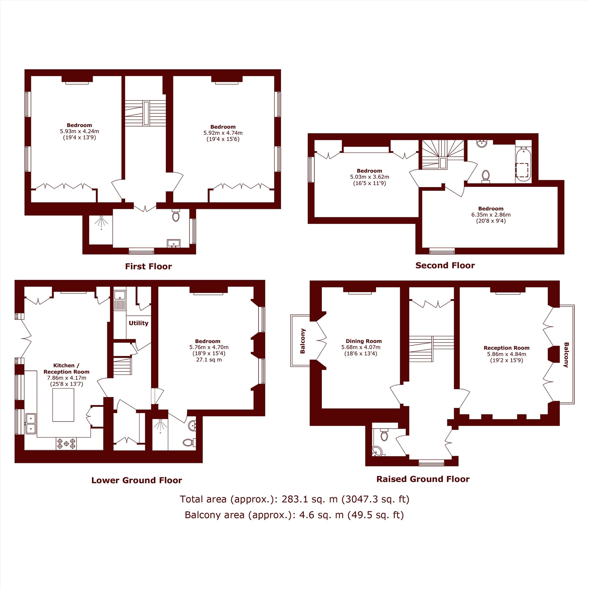 37, Addison Avenue, London floorplan