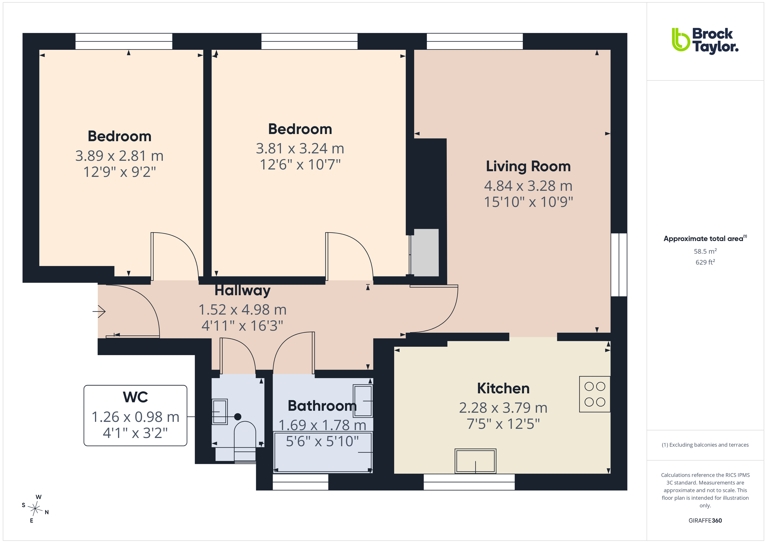 76 Meadowside, Pulborough floorplan