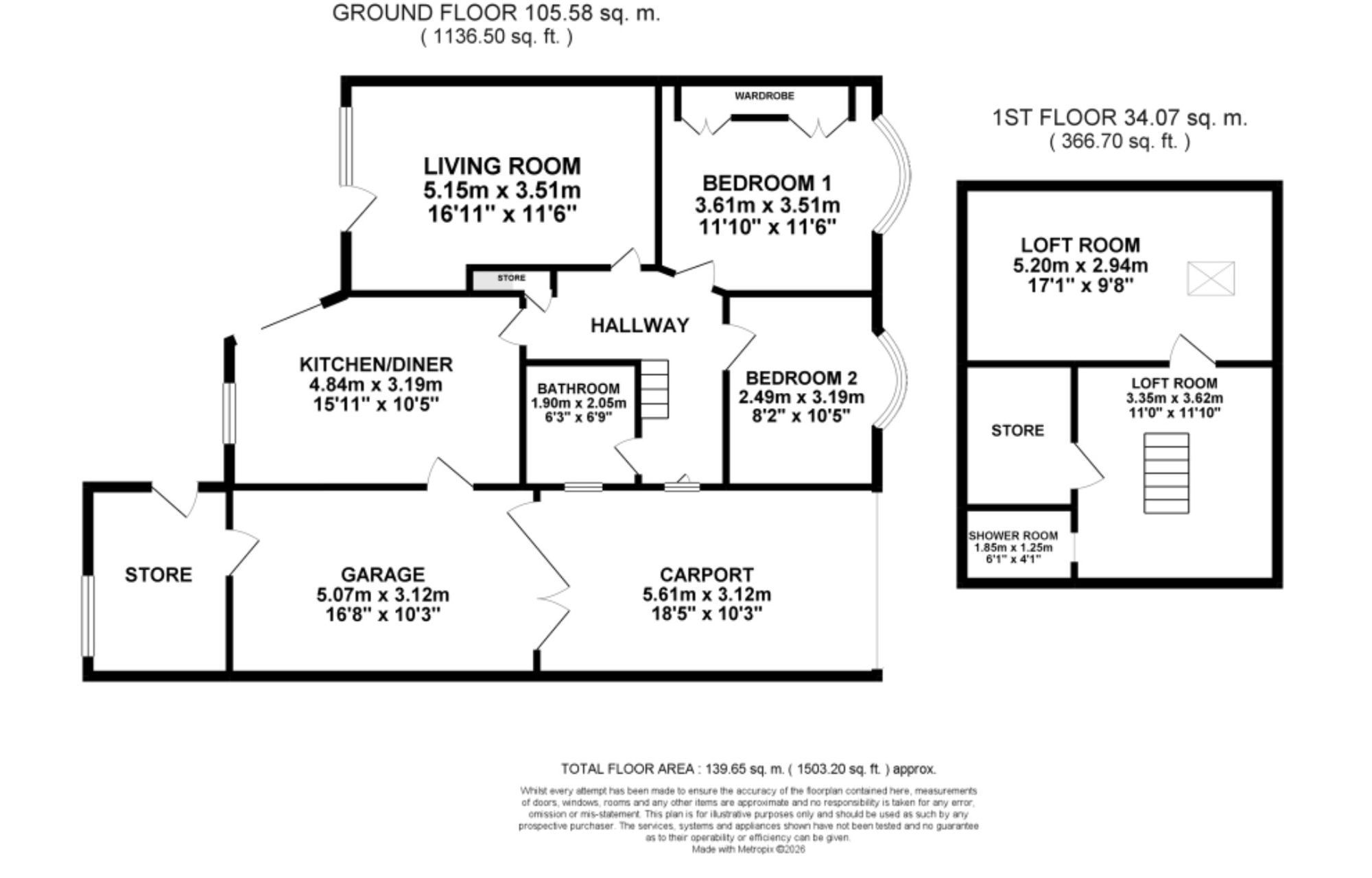 7 Back Lane, Stafford floorplan