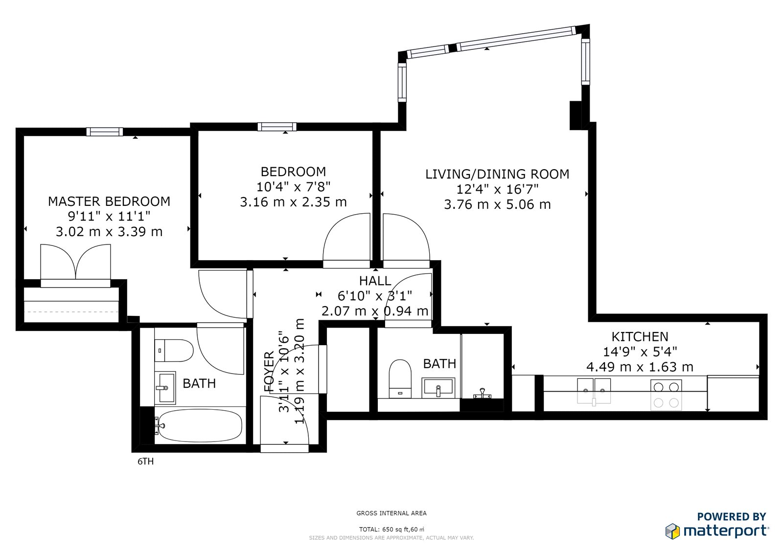 2 Bedrooms Flat to rent in 4 Merchant Square East, London W2