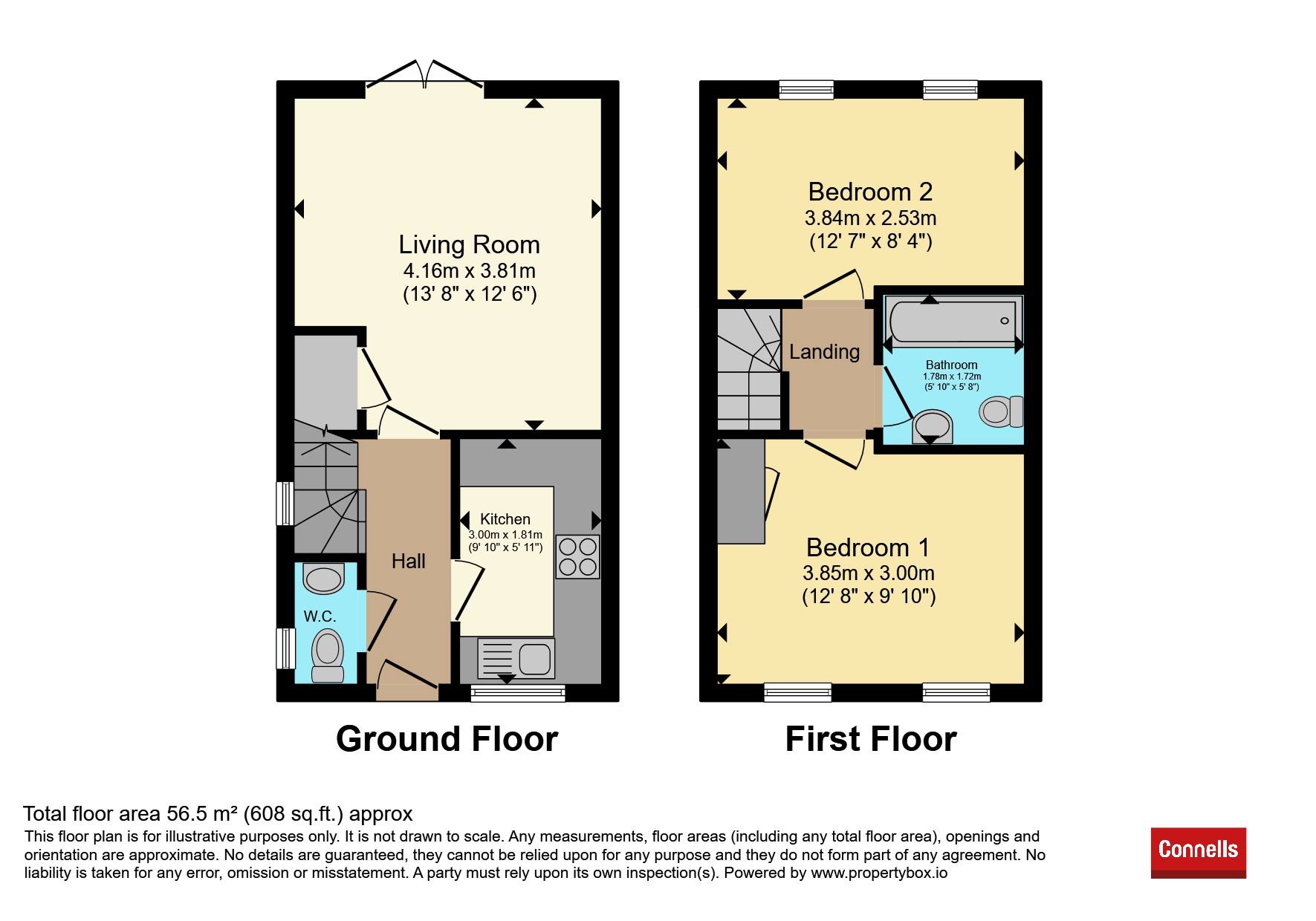 6, Woodhead Road, Warwick floorplan
