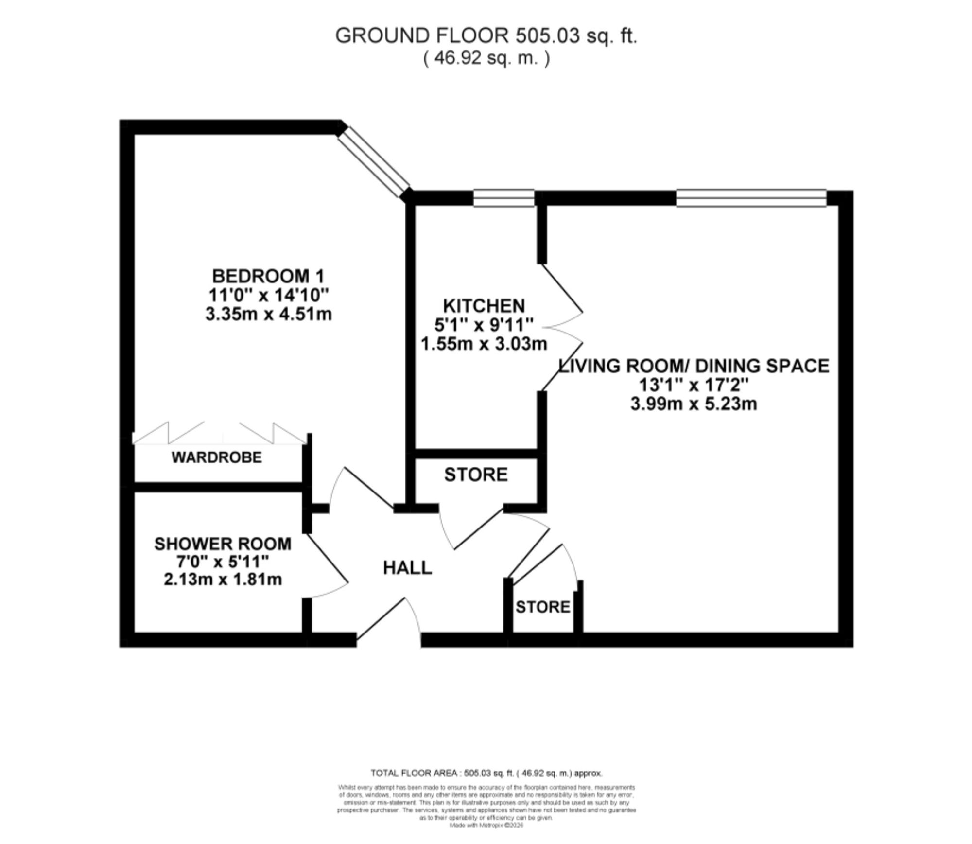 16 Joules Court Crown Street, Stone floorplan