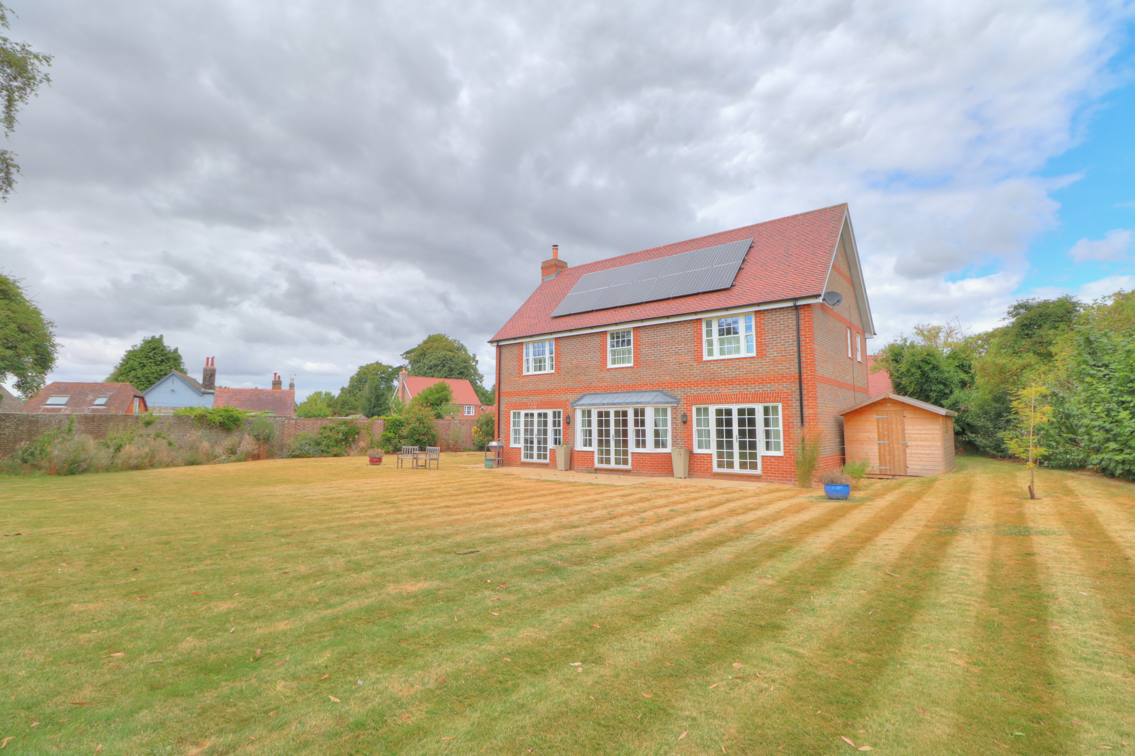 eco,solar panels,Rear Elevation