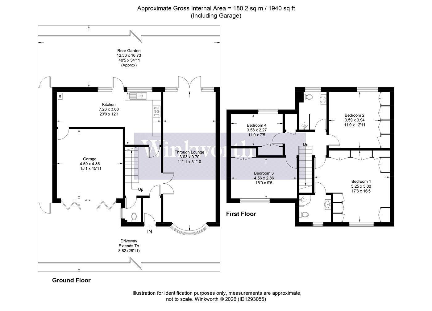 75, Hartfield Avenue, Borehamwood floorplan