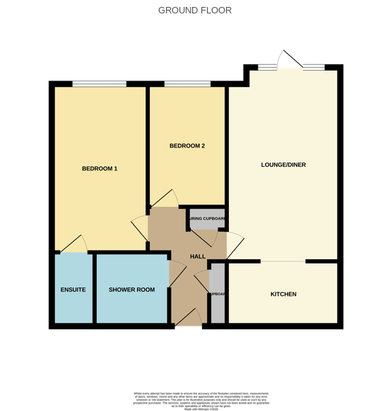 Flat 5, Waters Mead, Thorpe Hall Avenue, Thorpe Bay floorplan