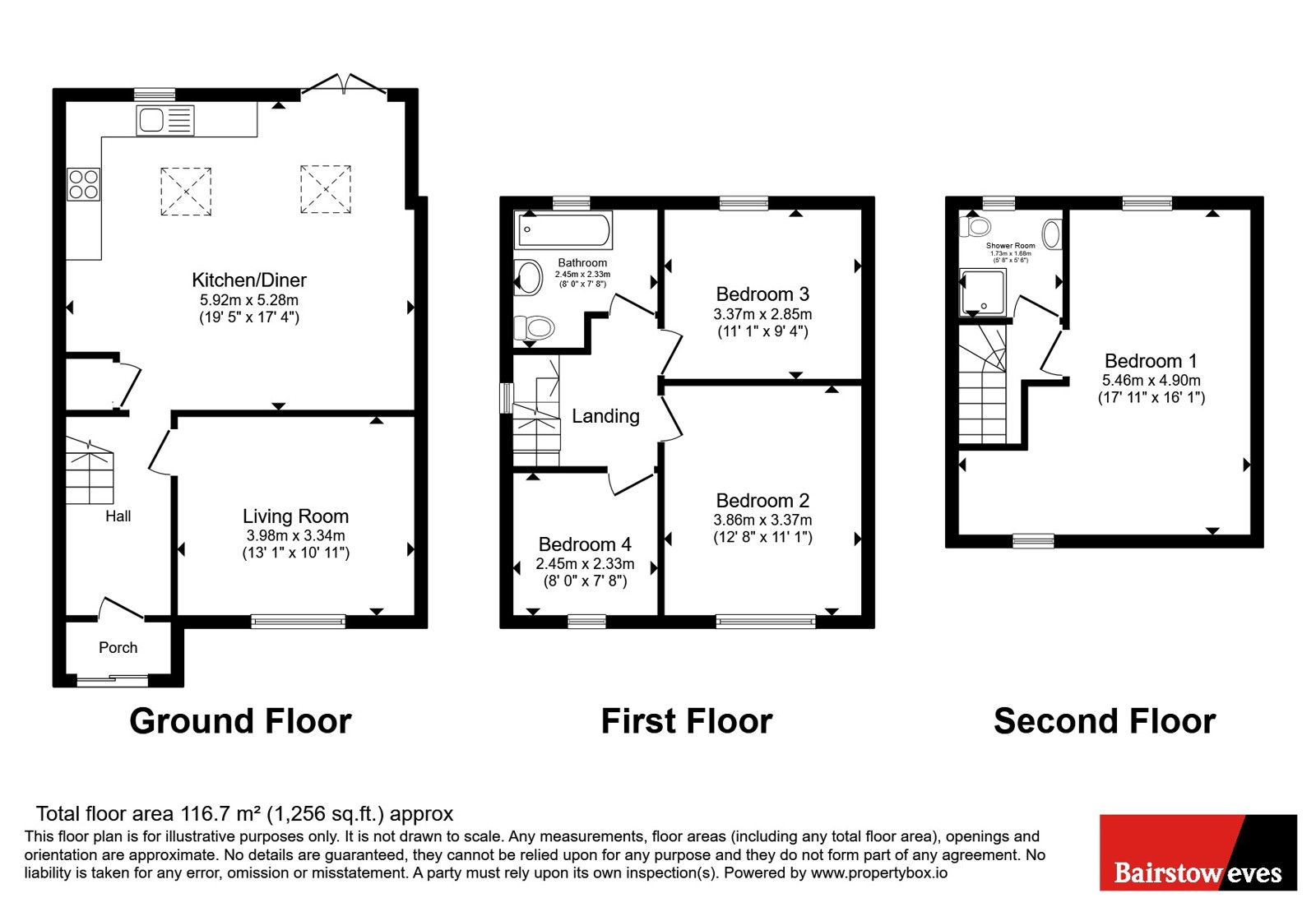 45, Redriff Road, Romford floorplan